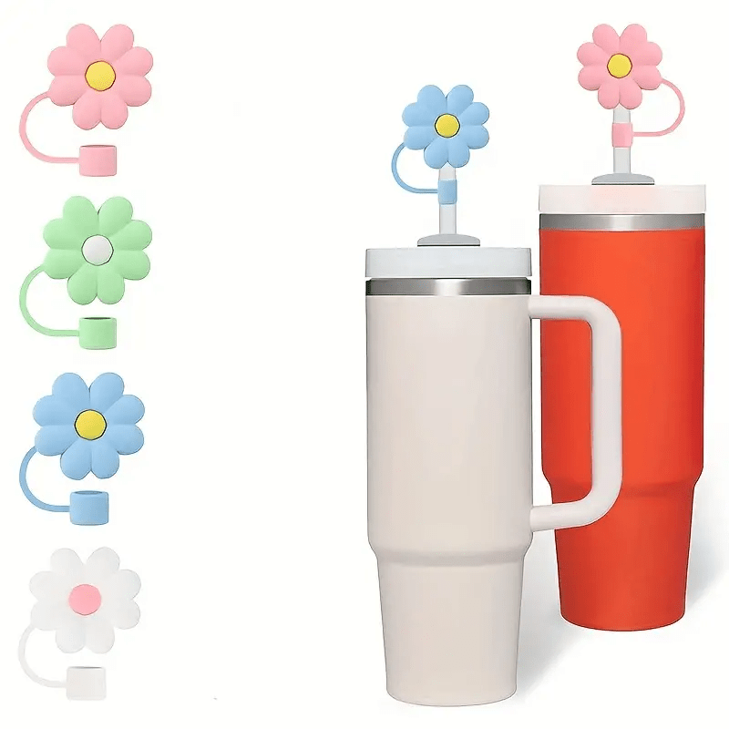 Reusable Leakproof Silicone Straw Stopper, Dustproof Mushroom Shaped Straw  Cover, Cup Decoration Accessories - Temu