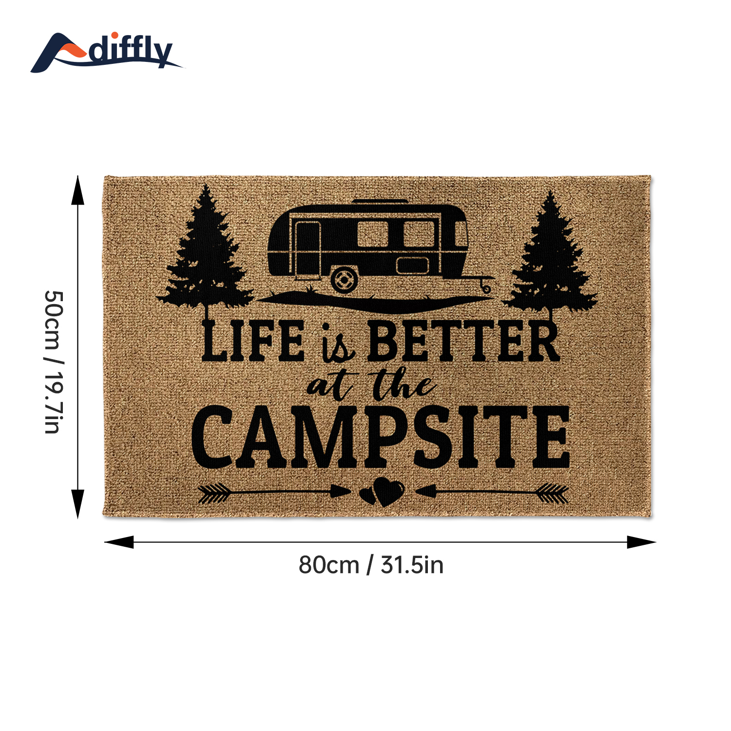 Bring A Smile To Your Campsite With This Fun Rv Doormat - Temu