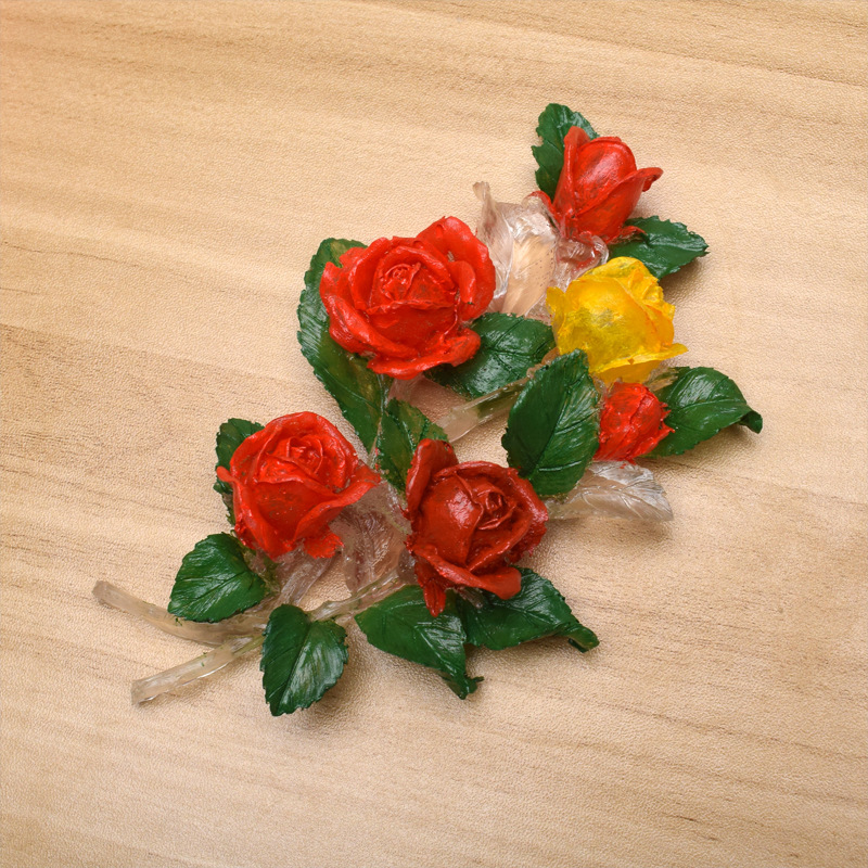 Roses Collection Fondant Mold-rose Flower And Leaves Shapes