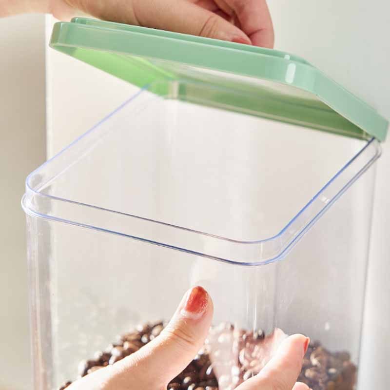2pcs Rice Bucket Large Capacity Cereal Storage Container