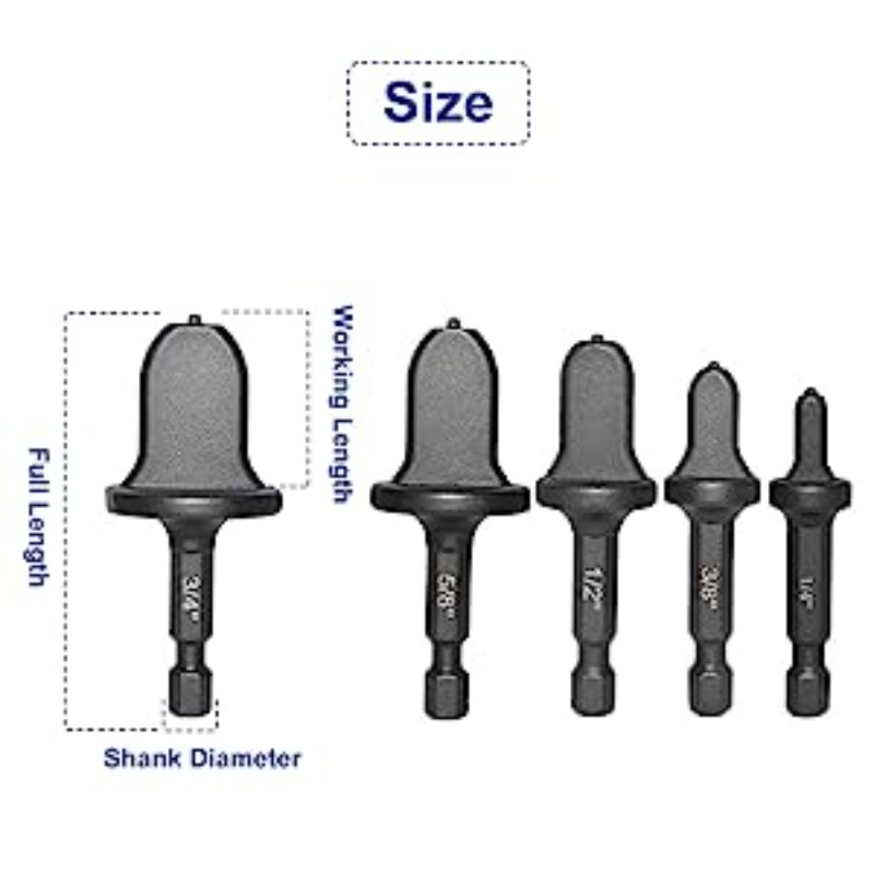 Swaging Tool Drill Bit Set Copper Pipe Tools Bits Temu