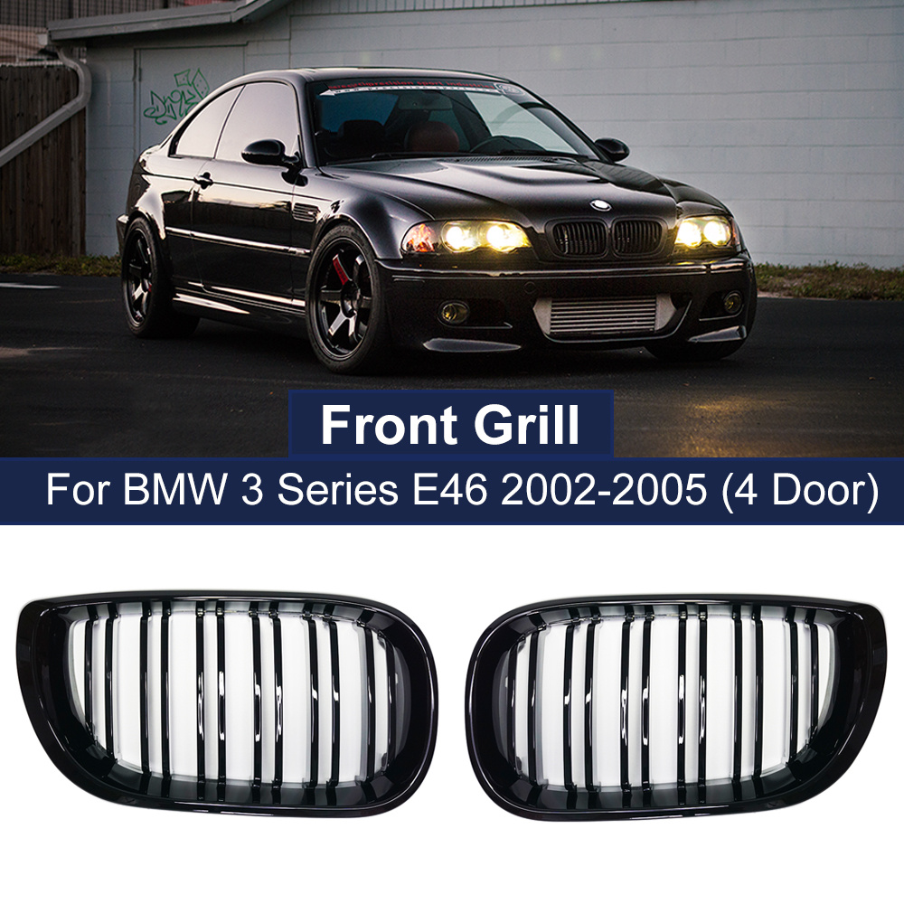 BMW 3 Series E46 M3 4 Doors Rear Window Louver Sunshade Spoiler