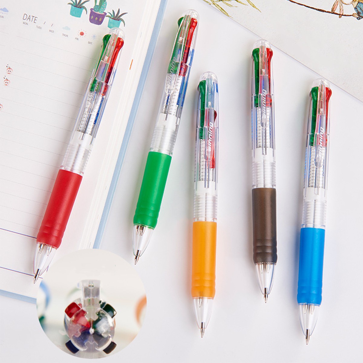 5PCS Funny Nurses Pens Set Reliable Cute Letter Printed Ballpoint Pen for  School Stationery or Diary Items 