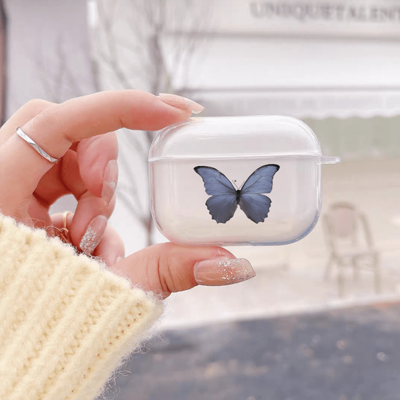 Clear butterfly Cute Cover for Airpods Pro 2nd Generation Case