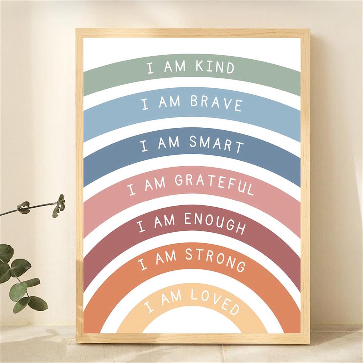 I Am A Kind Brave Smart Confident Capable Grateful Loved Enough