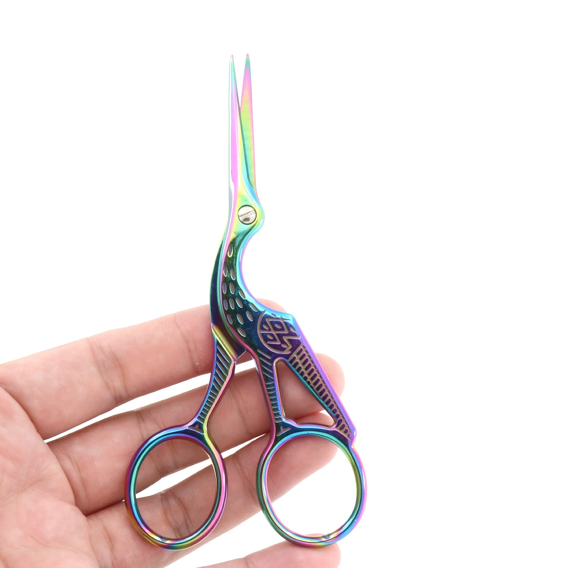 Kitchen Scissors 2cr13 Stainless Steal Golden Dragon And - Temu
