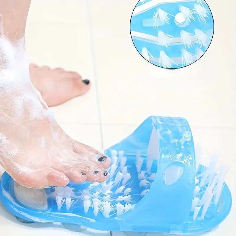 relieve foot pain cleanse easily with 1pc shower foot cleaner scrubber washer 4