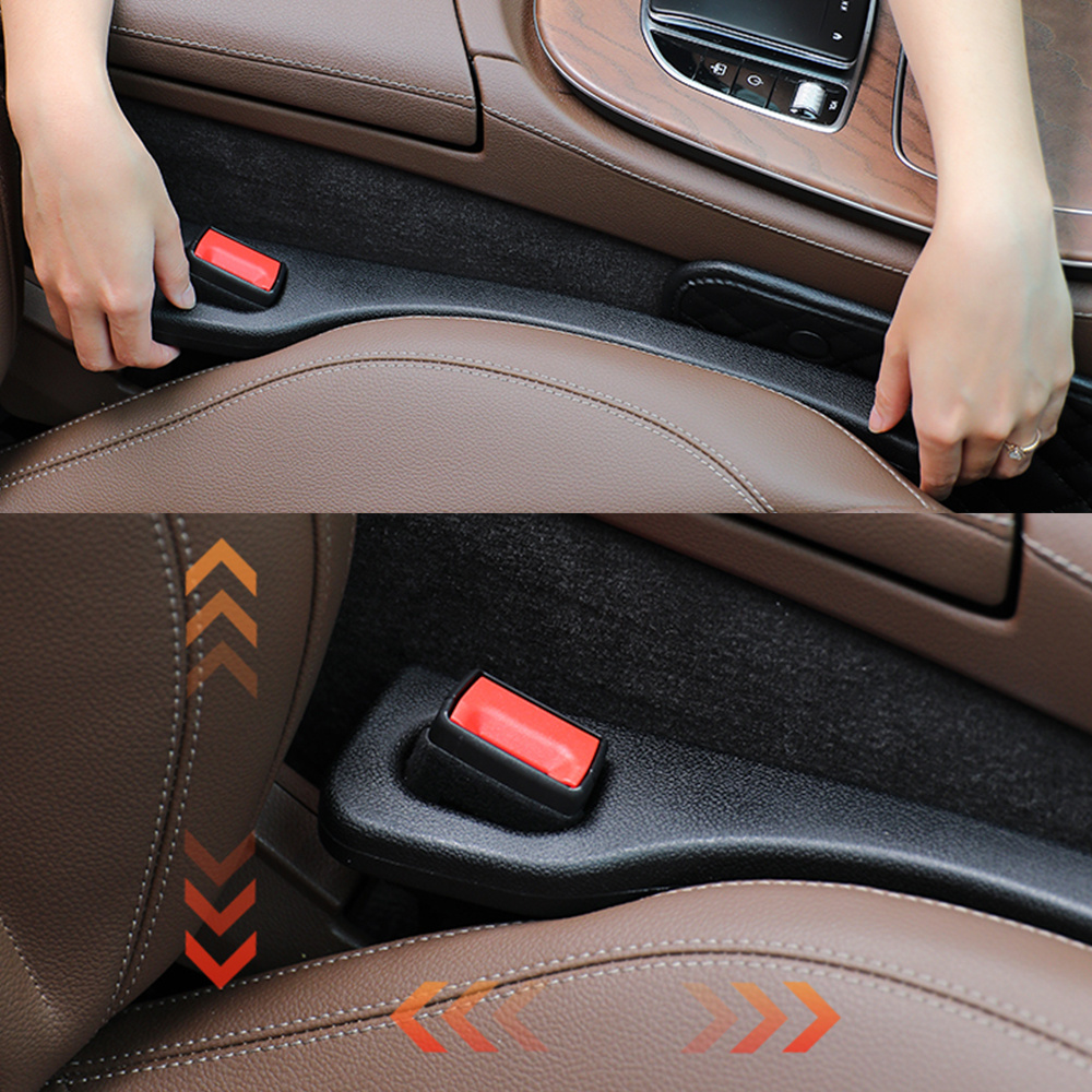 1 Paar Autositz-Lückenfüller-Seitennaht-Stopfenstreifen Auslaufsicherer  Füllstreifen Autositz-Spalt Anti-Drop-Innenraum-Autodekorationszubehör
