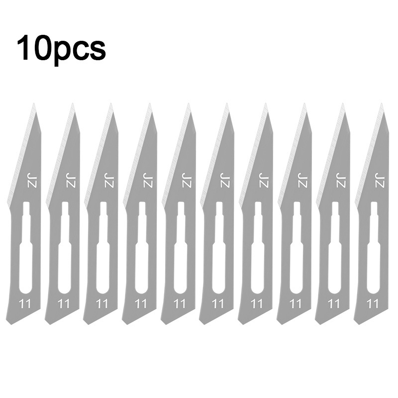 1Set Non-Slip Metal Scalpel Knife Tools Kit Cutter Engraving Craft