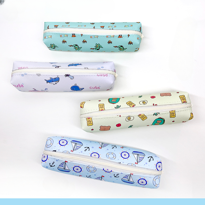Cartoon Pencil Bag, Cute Animal Pattern Pencil Pouch, Pen Bag And Stationery  Storage Bag For Student, Back To School Supplies - Temu
