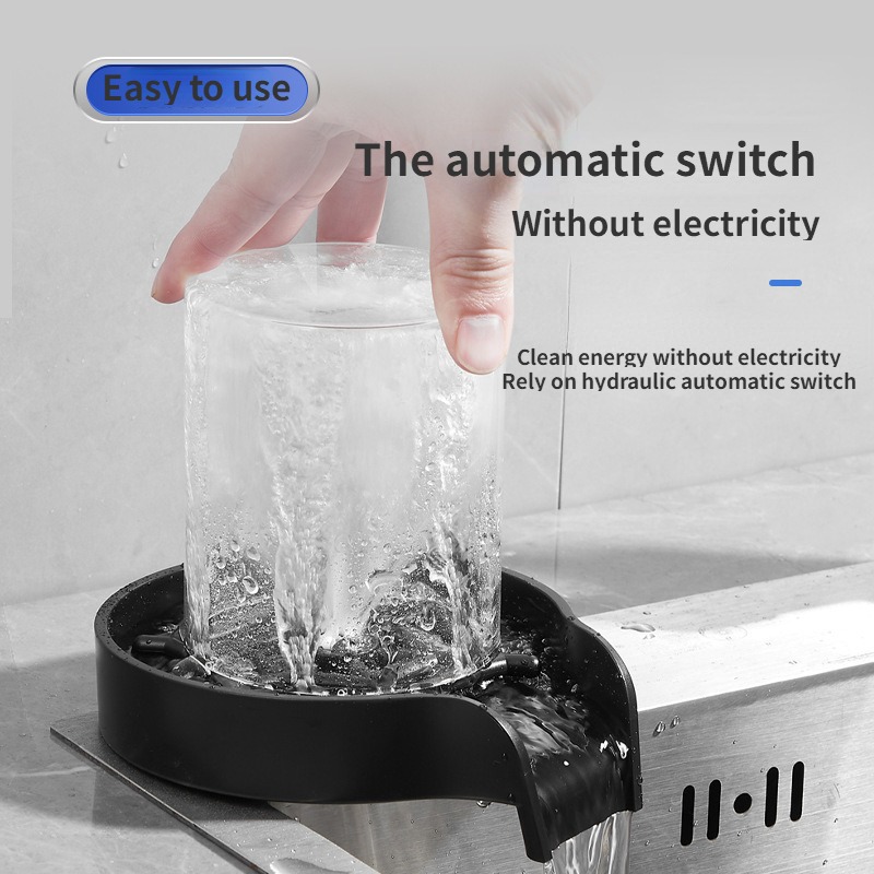 Automatic Glass Rinser For Kitchen Sink Easy Cleaning Of - Temu