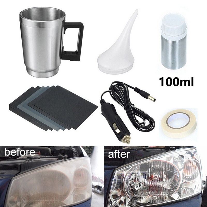 Car Headlight Lens Restoration Kit Headlamp Lens Restore - Temu