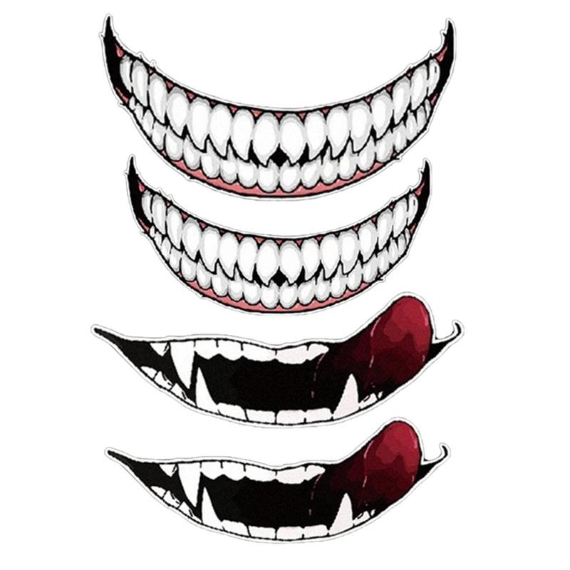 Pegatinas para casco con dientes de gotas de calavera de 5 - Temu Mexico