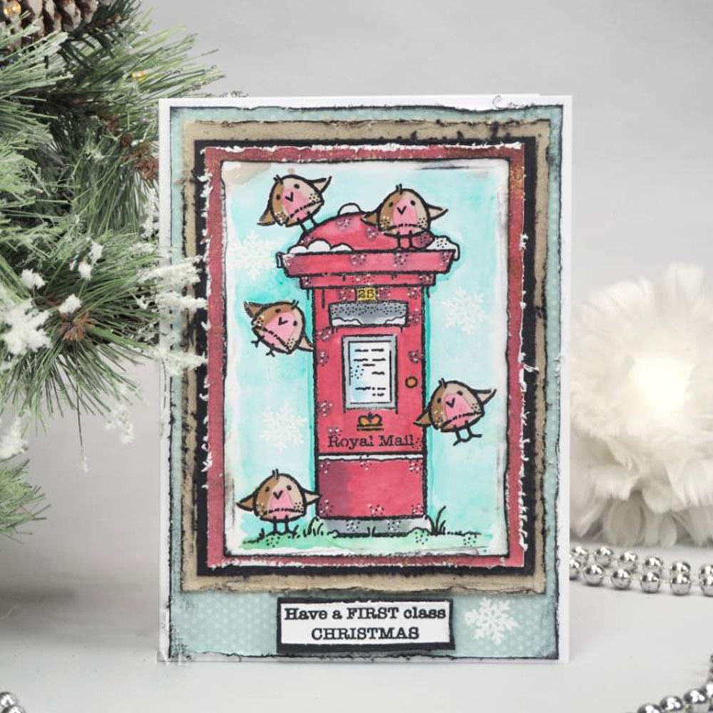 Merry Christmas / Birds Mailbox / Robin Mail Clear Stamps - Temu