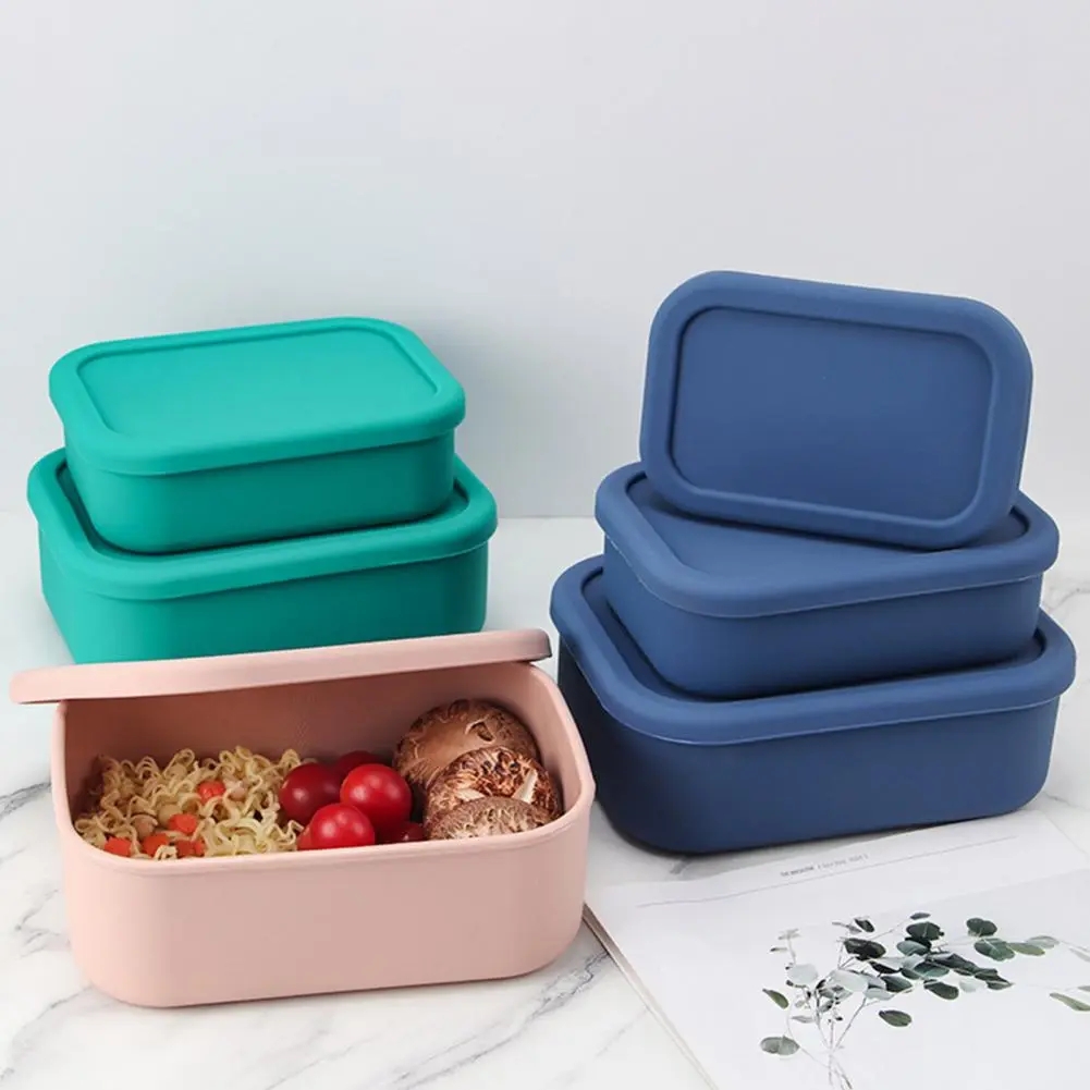 Boîte à lunch double couche 3Pcs, boîte à lunch, matière plastique