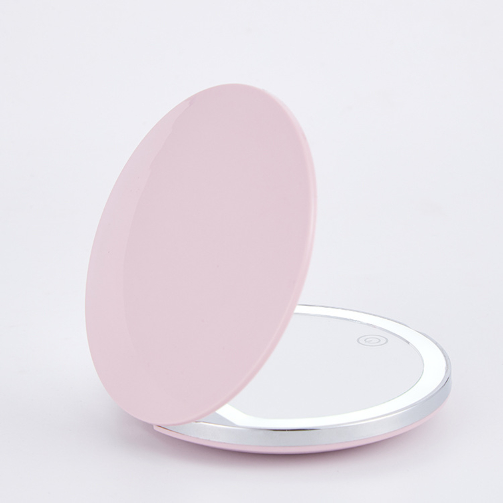LED Vanity Mirror 2X Magnification Double Sided Foldable Makeup Mirror