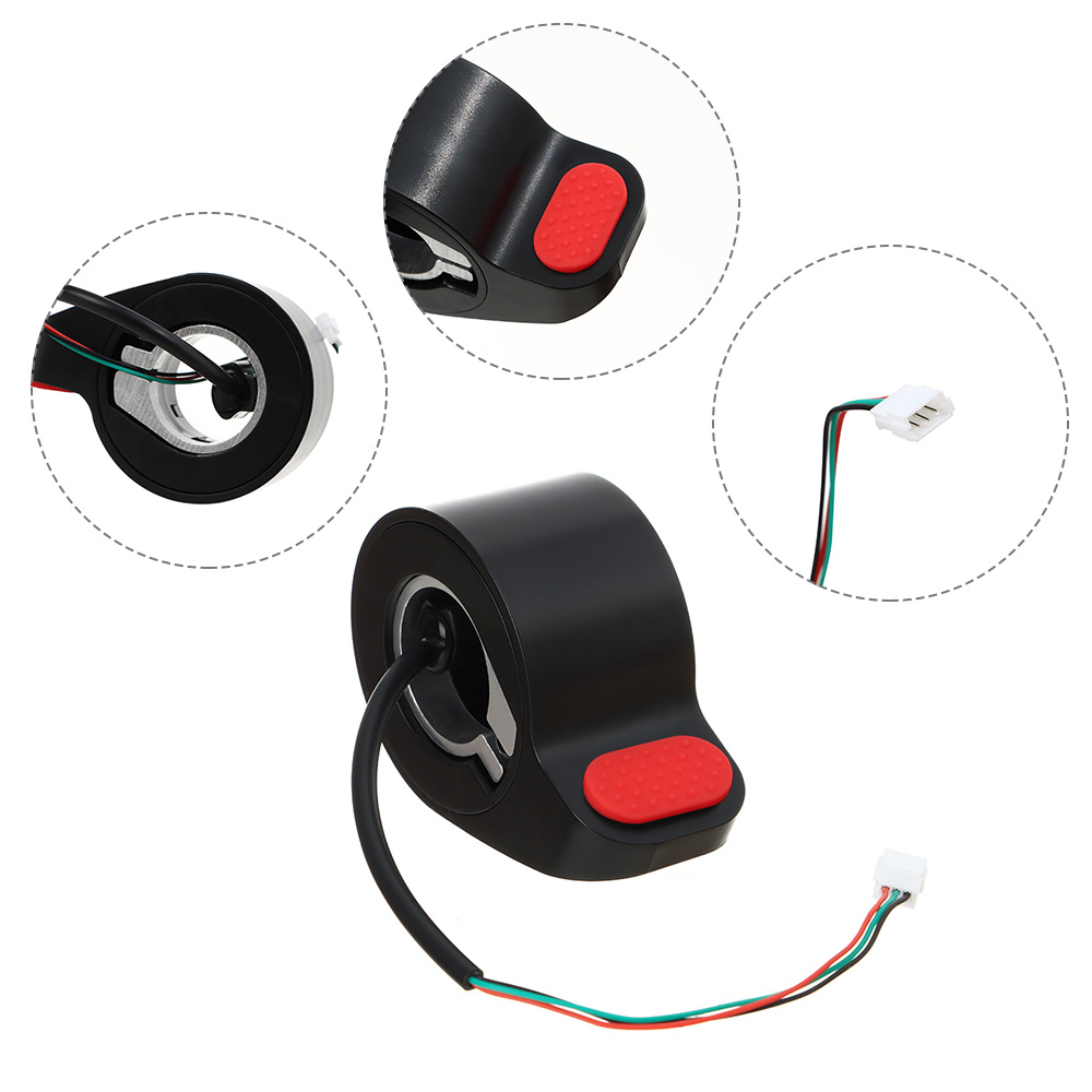 Acelerador de pulgar para patinete eléctrico, acelerador de dedo compatible  con Xiaomi Electric Scooter, negro