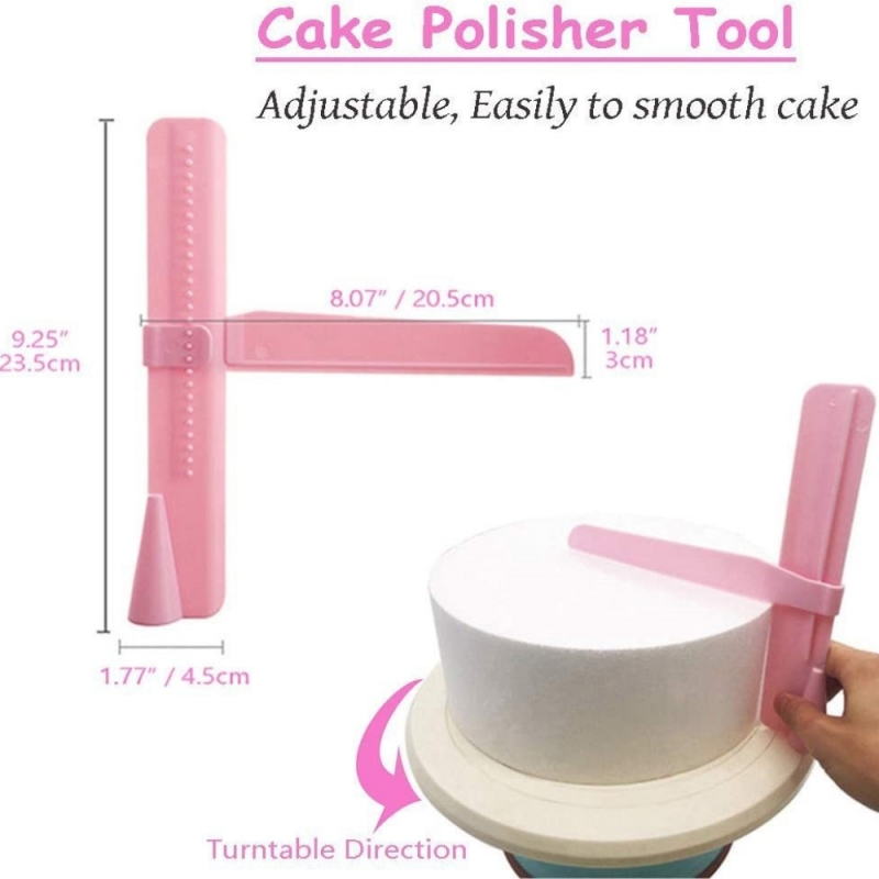 Fondant Strip Ribbon Cutter Tool Cake Rolling Pin Embosser Mold 
