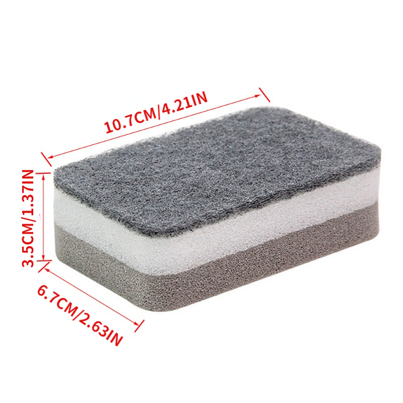 Double sided Dishwashing Sponge Cleaning And Decontamination - Temu