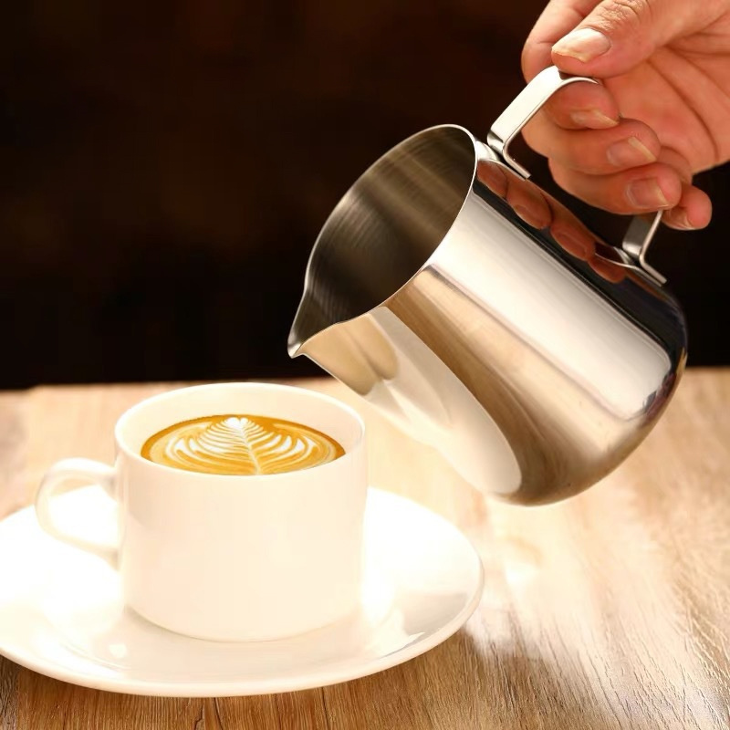 Jarra Latte Art Barista - Perfecta para dibujar arte latte