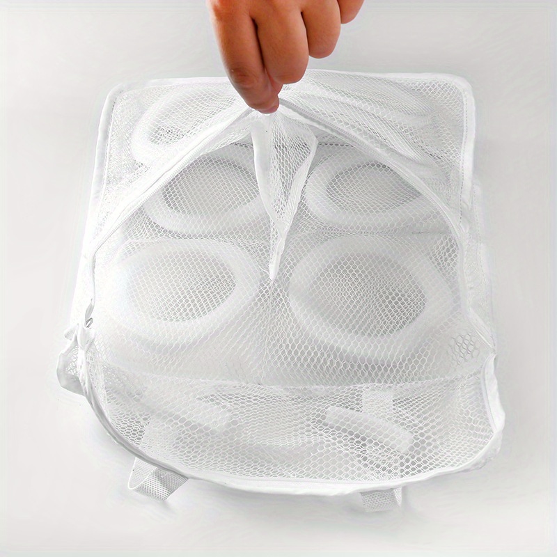 1pc Portable Shoe Washing Bag & Drying Bra Underwear Laundry Storage Bag