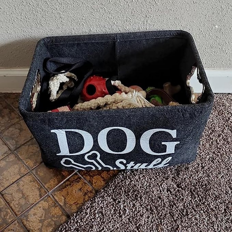 Dog Toy Bin, Pet Storage, Cat Toy Basket, Dog Toy Basket
