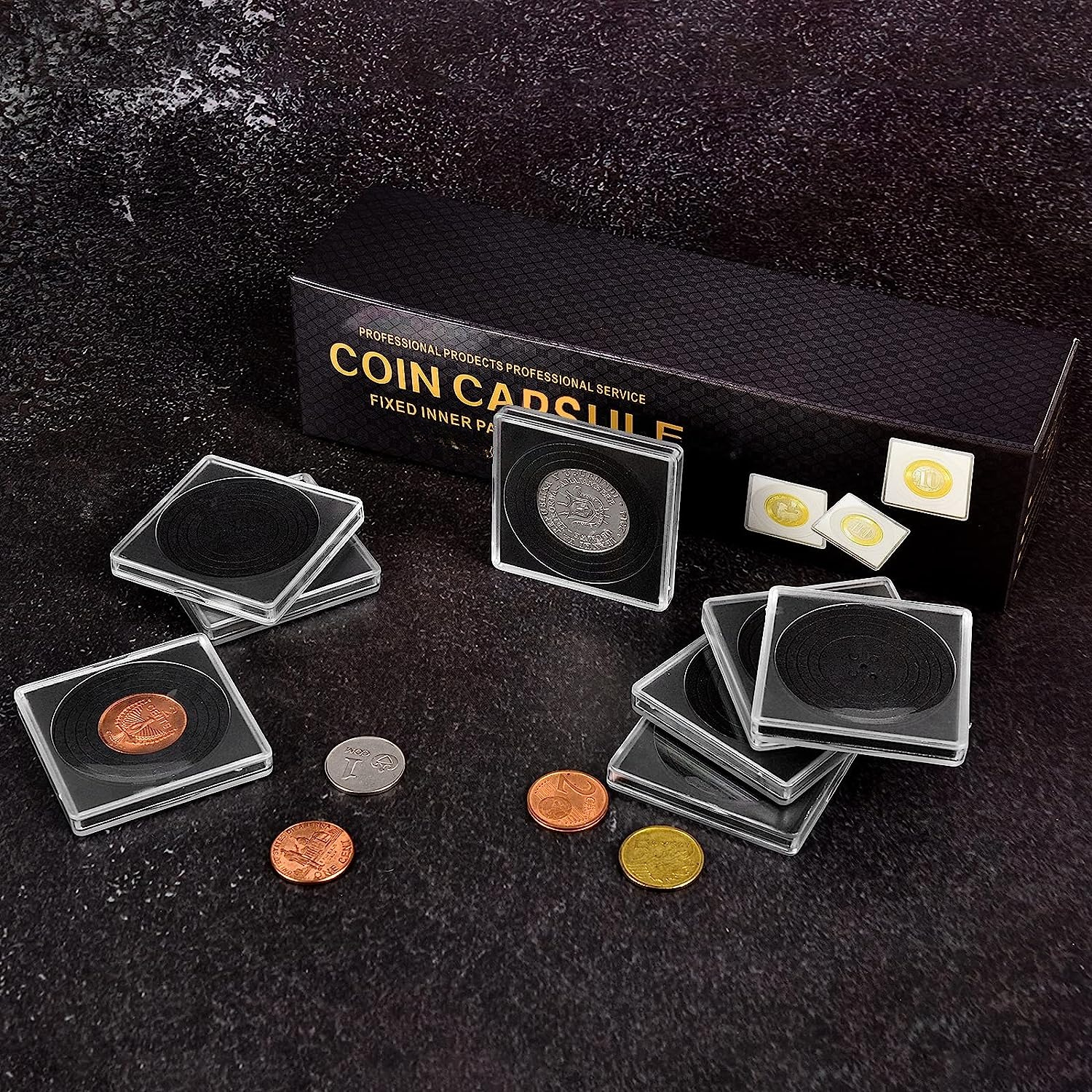 Coin Collection Supplies Holders Collectors Coins Capsules - Temu