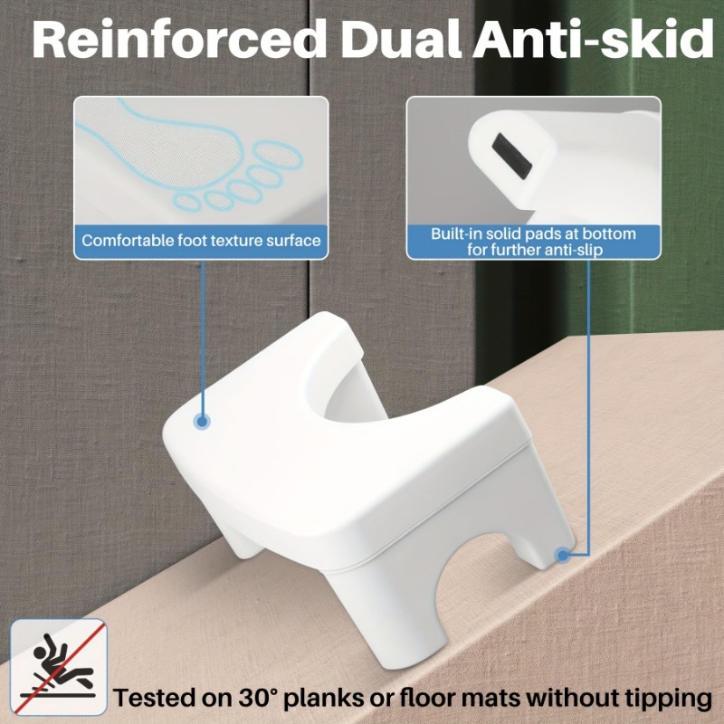 POOP STOOP Full-Squat Toilet Foot Stool –