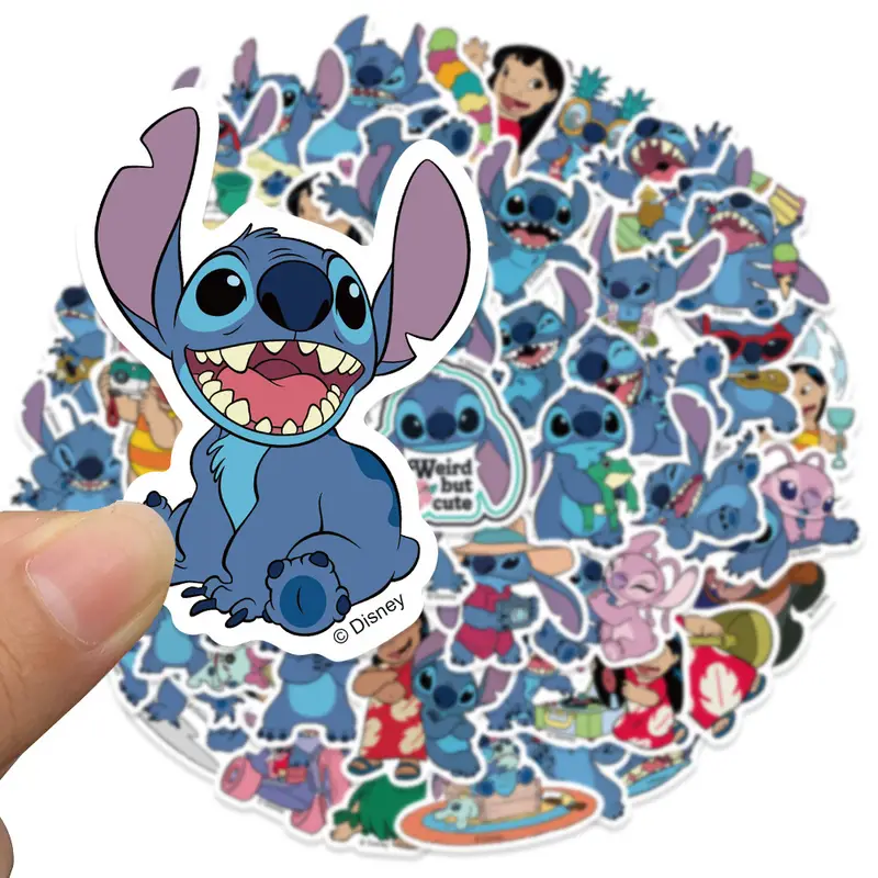 Officially Licensed Stitch Stickers Per Pack - Temu Austria
