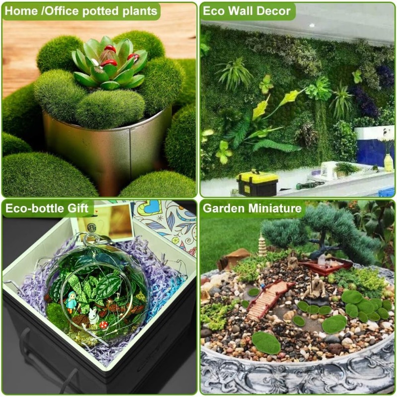 Green For Garden And Crafting Artificial Moss Rocks - Temu
