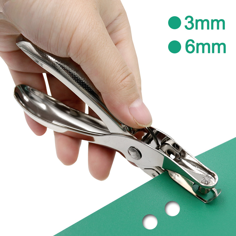 Hand Grip Metal Stationery Round Hole Diameter Punch Pliers - Temu