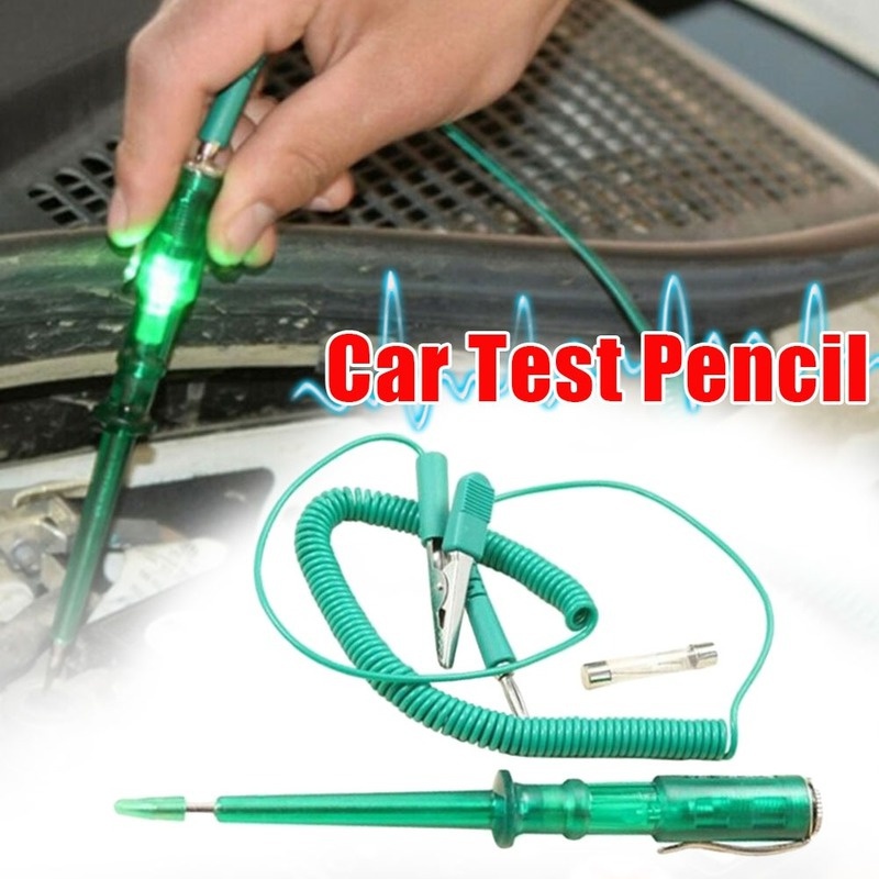 Stylo testeur de tension, stylo de test électrique 6V 24V testeur de  circuit stylo de test de tension électrique stylo de test électrique  automatique