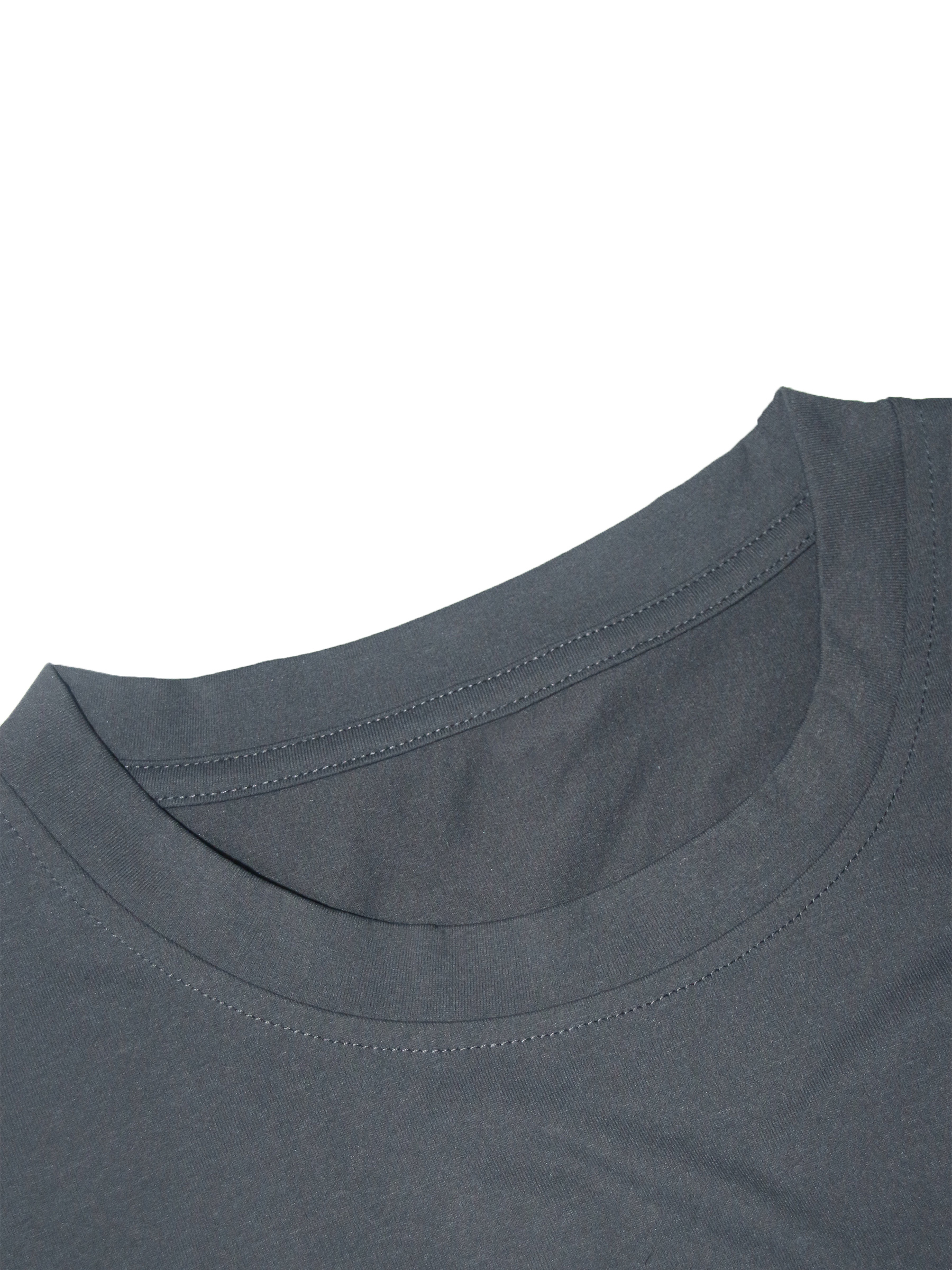 Plus Size Printed T-shirt, Dark Grey