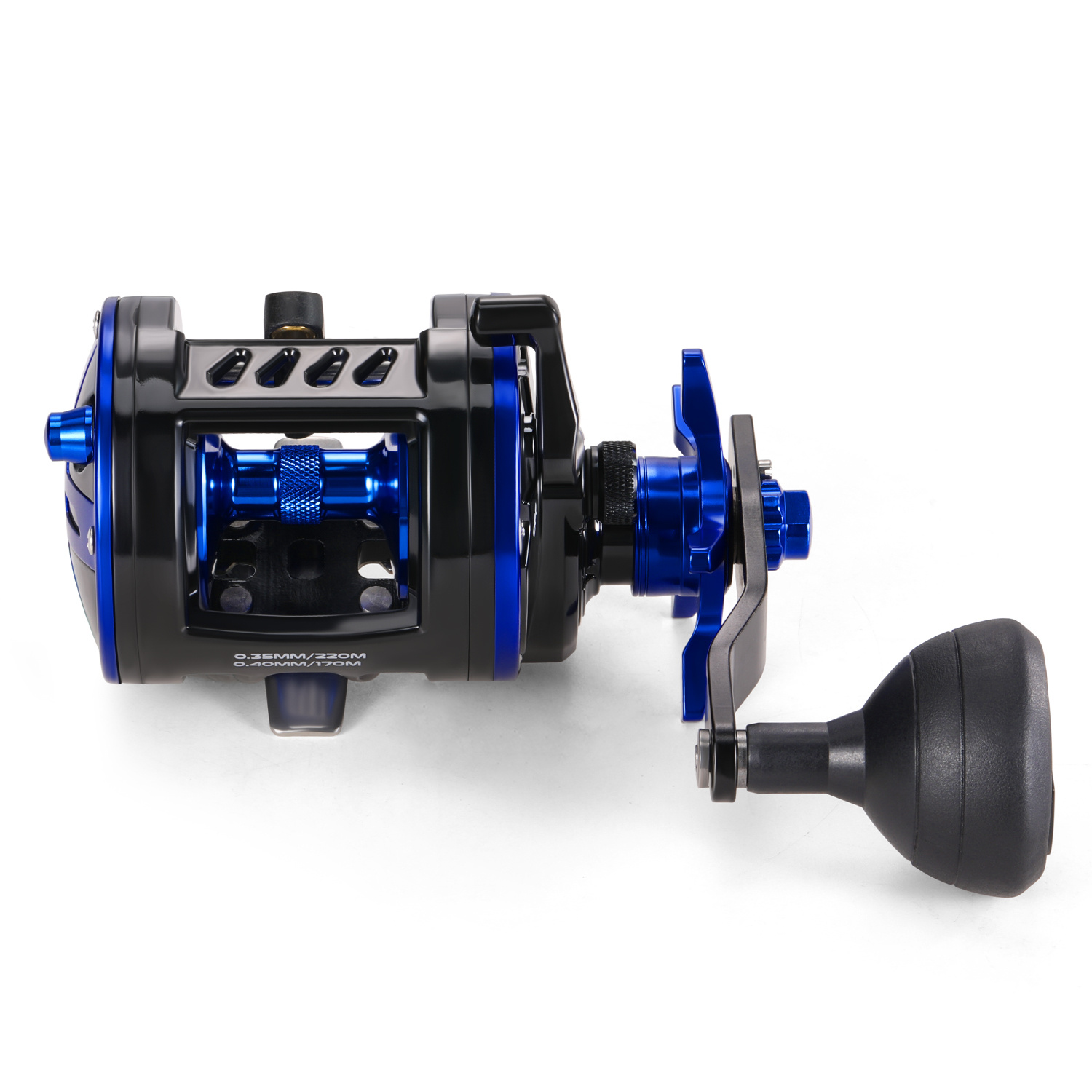1pc Aluminum Alloy Trolling Reel For Saltwater, 5.1:1 Gear Ratio 3+1 BB  Right Hand Fishing Reels For Boat Fishing Ocean Fishing