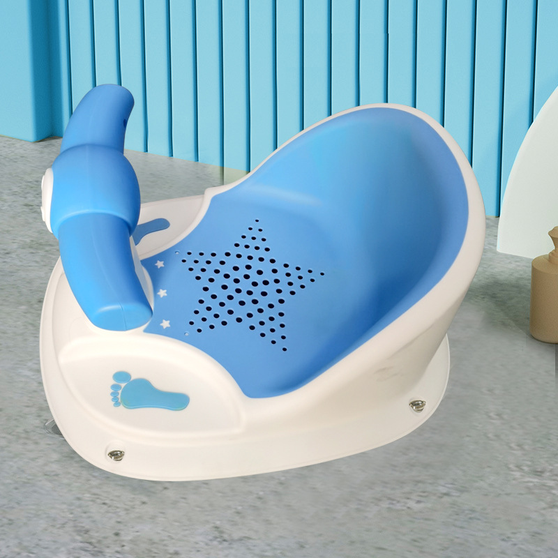 Bebé Asiento de baño Silla de baño Seguridad Siéntese Bañarse Respaldo  Verde perfke asiento de baño para bebés