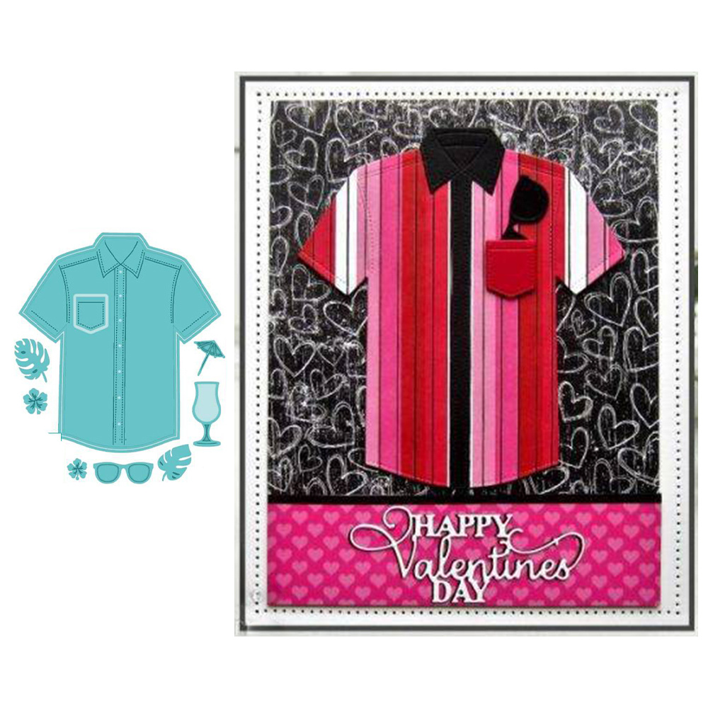 Handsome Shirt Cutting Dies Making Paper Die Cuts Sets Temu Canada