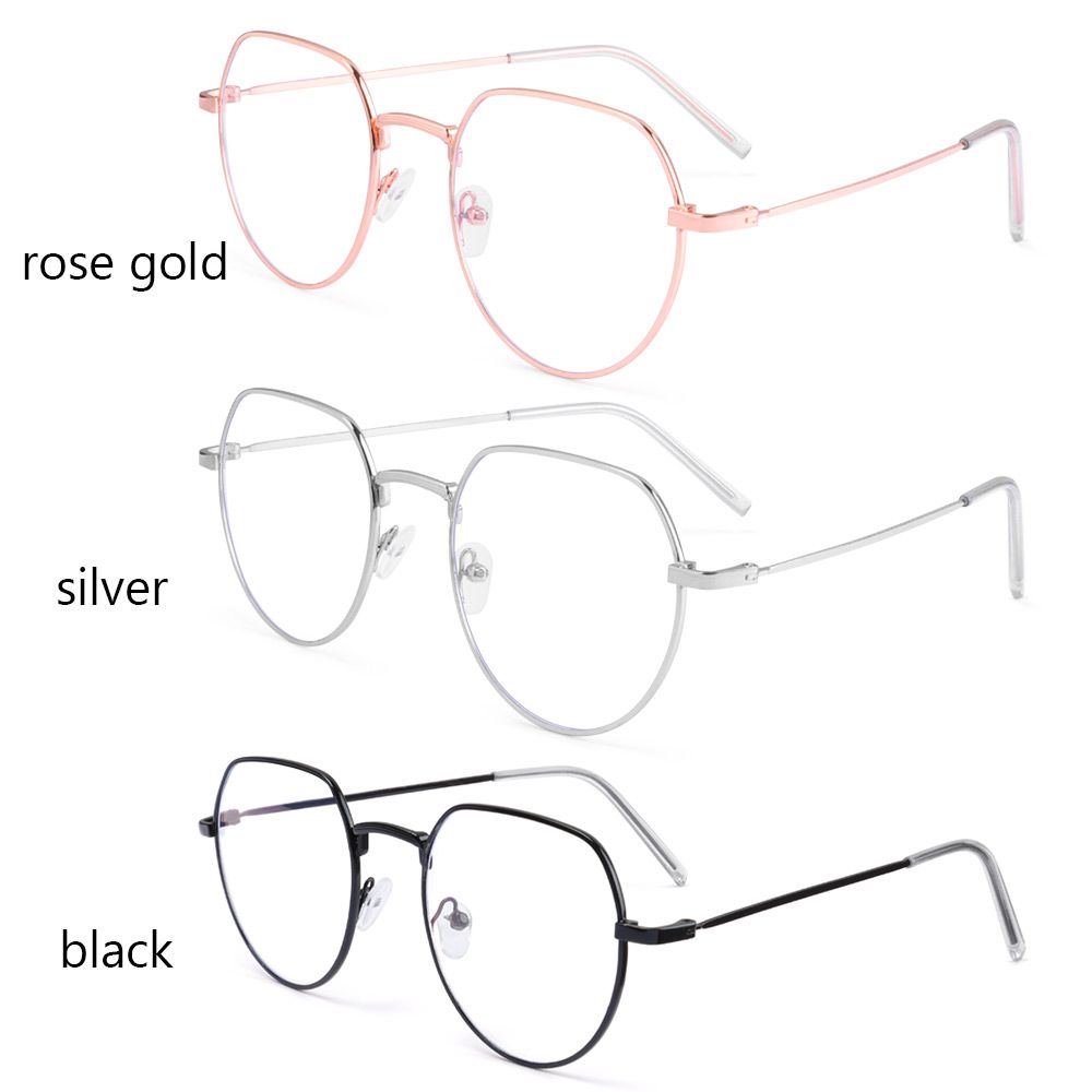 Trending Blue Light Blocking Women's Metal Glasses Frame With