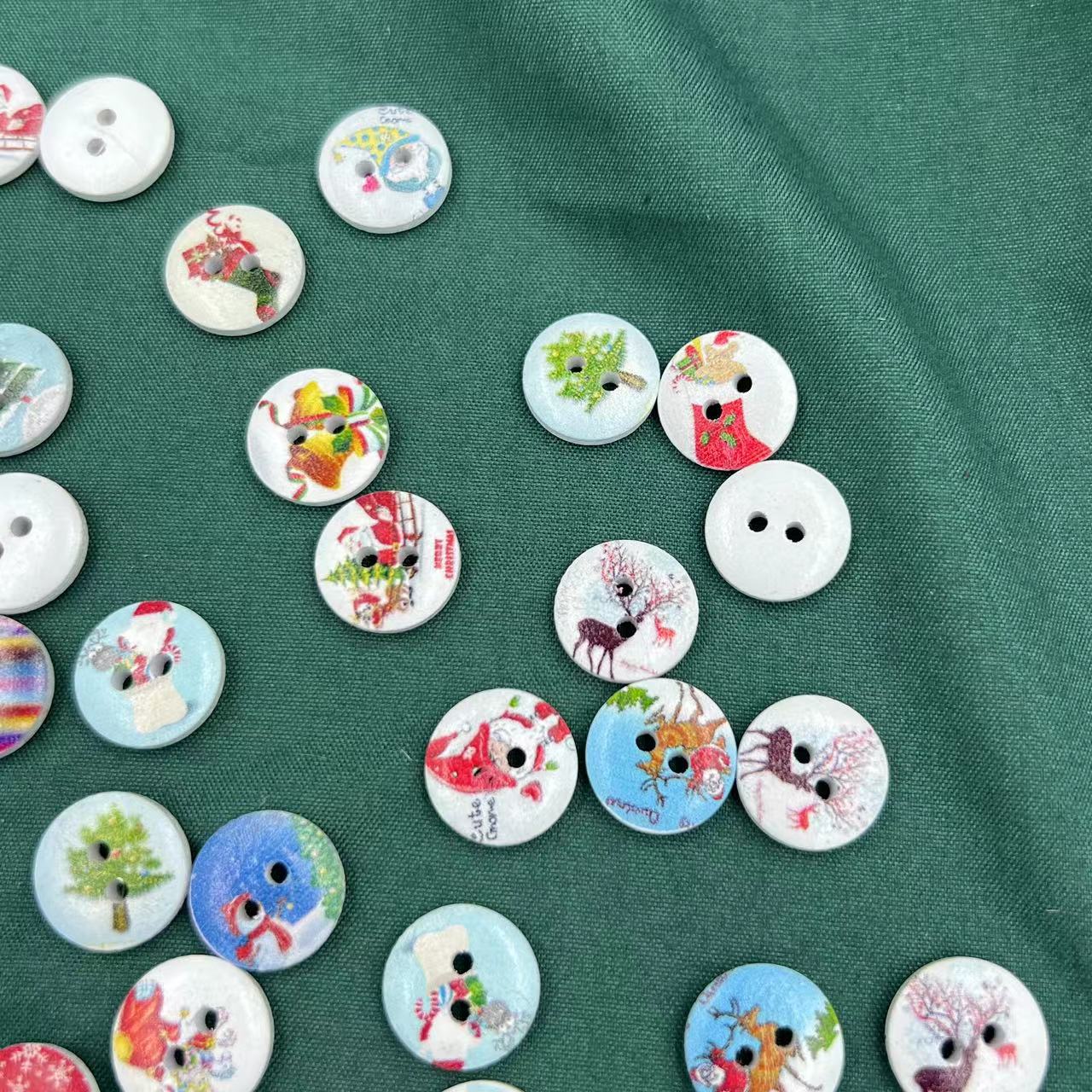 Wood Buttons - Temu