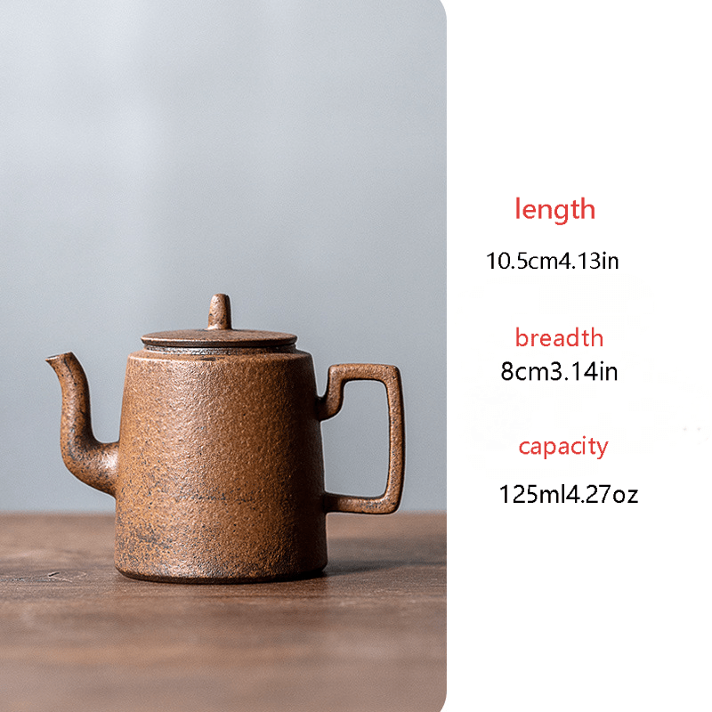 Teapot With Wood Handle Ceramic Tea Kettle Vintage Tea Pot - Temu