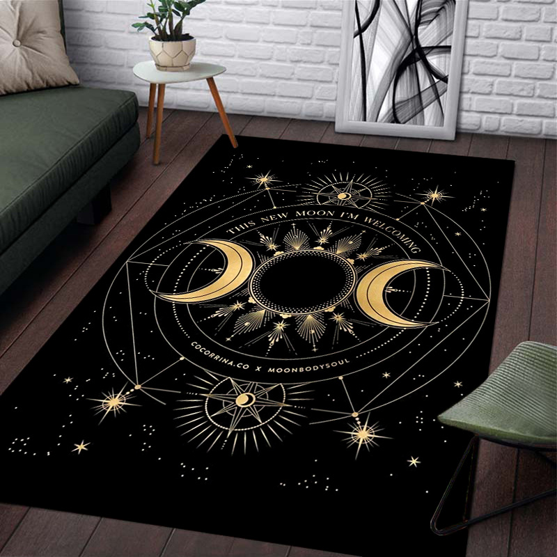 1 Pieza Alfombra Borrosa Sólida Negra Alfombra Decorativa - Temu