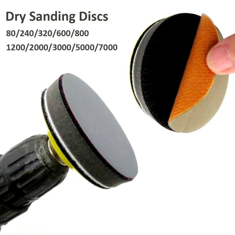 5Pcs 6 Buffing Polishing Pad Car Wool Wheel Mop Kit Auto Polisher Drill  Adapter