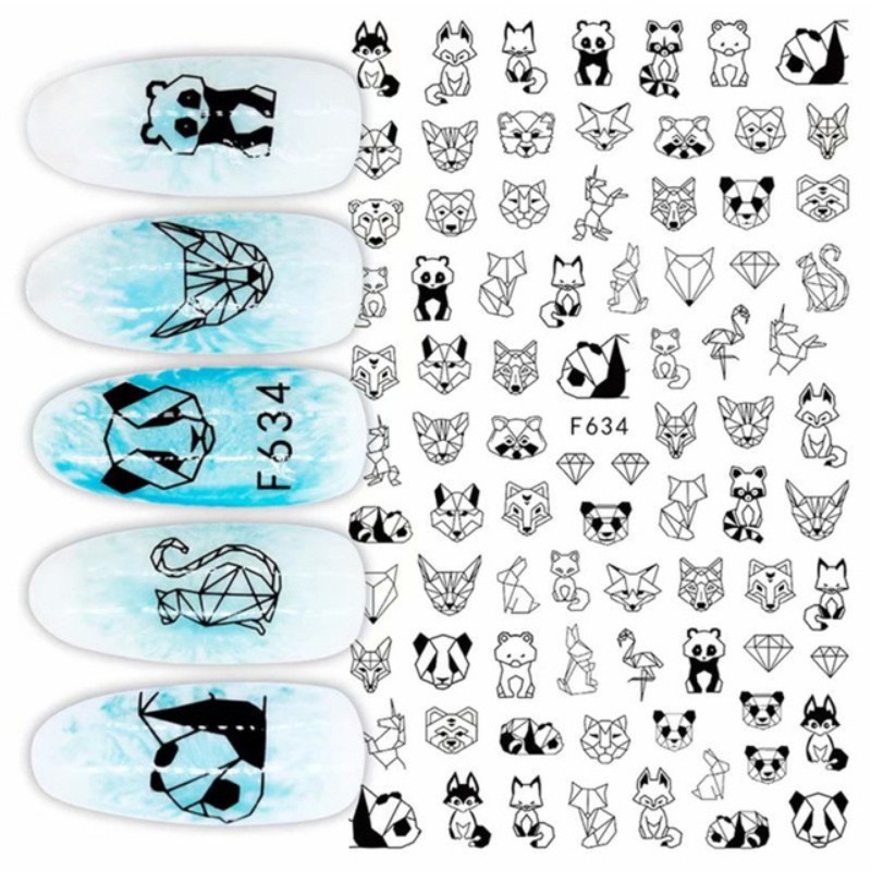 Heart Love Nail Art Stickers Self Adhesive Decals for DIY Nail Salons
