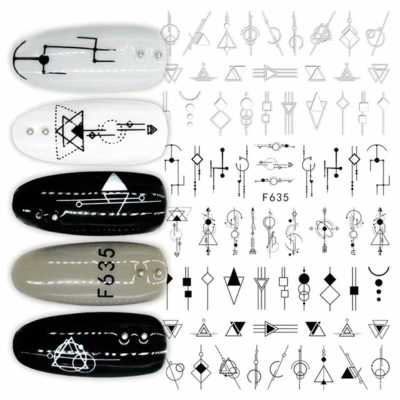 Heart Love Nail Art Stickers Self Adhesive Decals for DIY Nail Salons