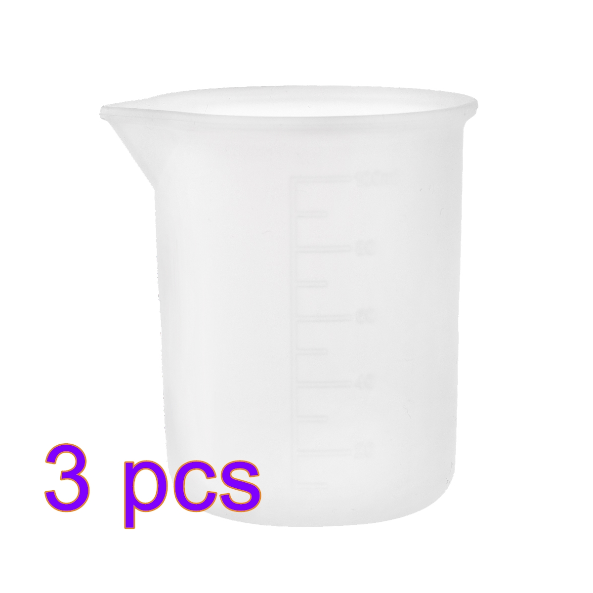 Silicone Measuring Cup Transparent With Scale Food-Grade