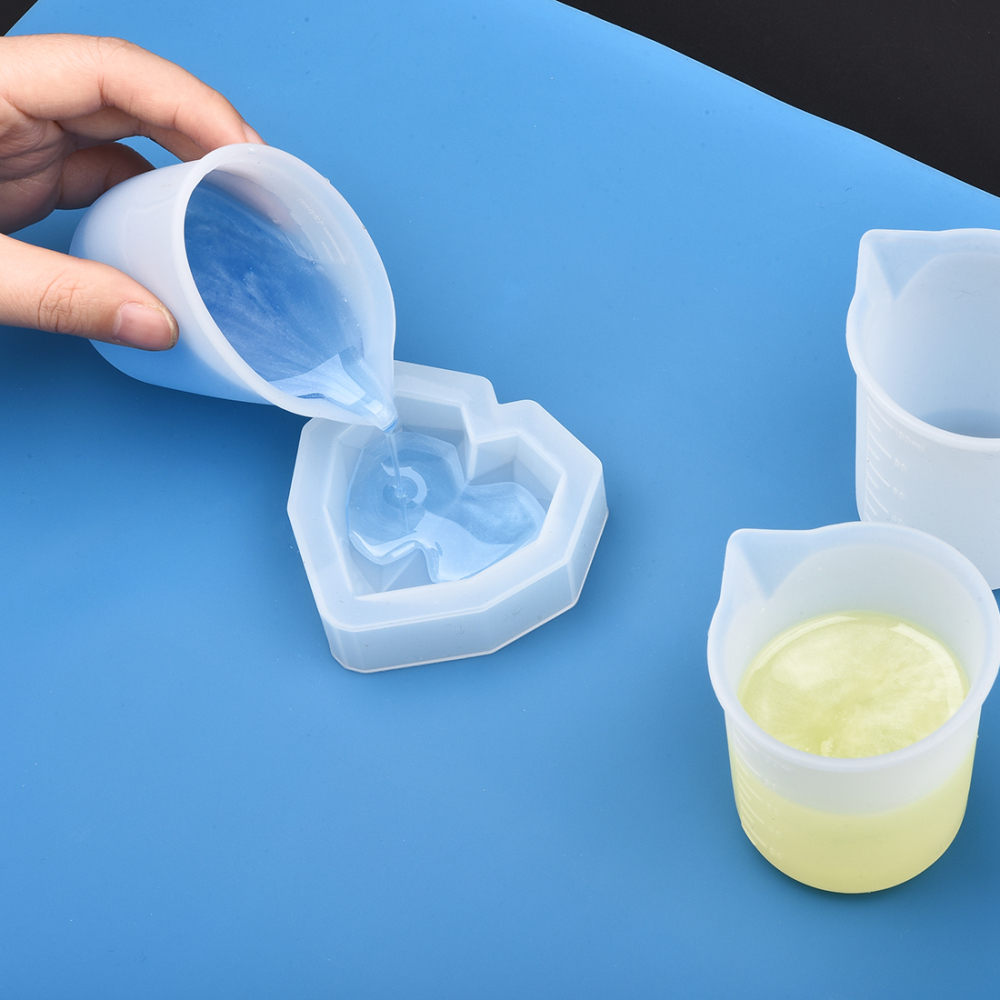 Silicone Measuring Cup Transparent With Scale Food-Grade
