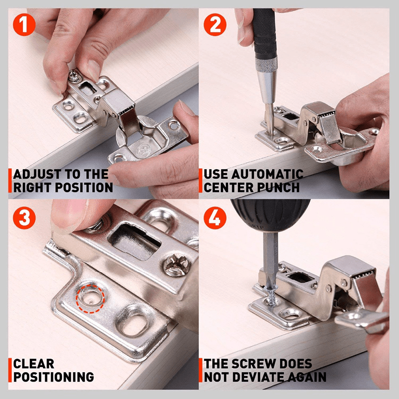 Automatic Center Pin Spring Loaded Mark Punch Tool Wood - Temu