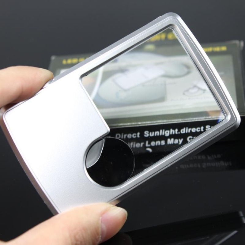 Hd 60x Magnifying Glass With Light Sub Rechargeable - Temu