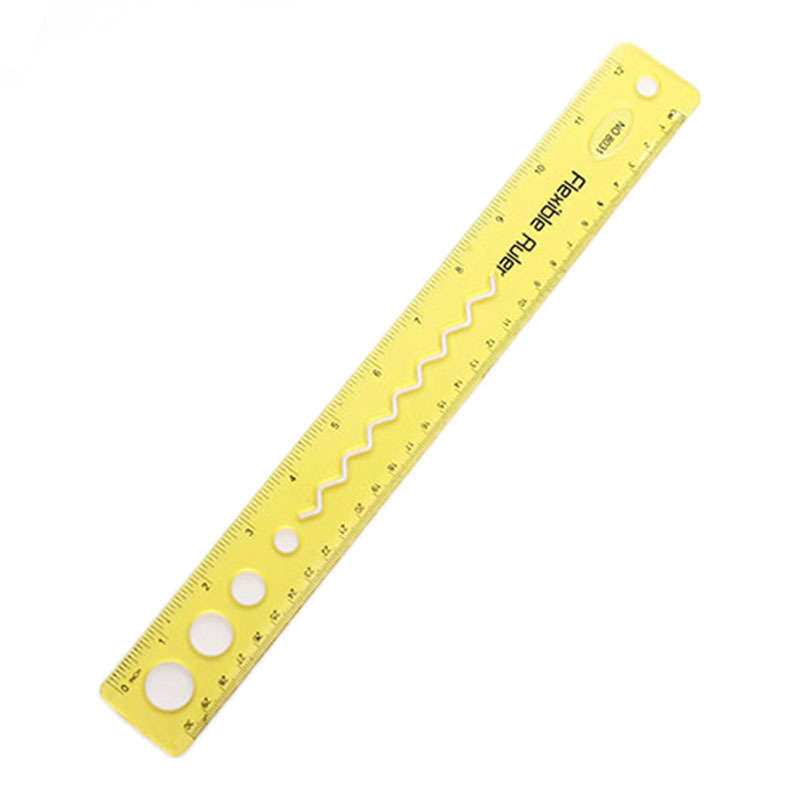 Flexibale Rulers, Soft Plastic, Inches And Metric For School And