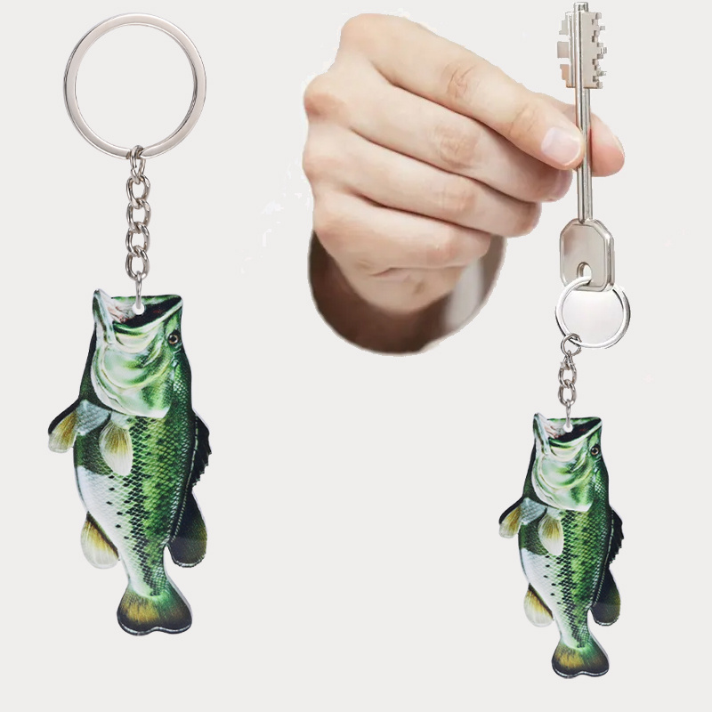 Fishing Gift Boyfriend Keychain For Men Husband Gift Fisherman