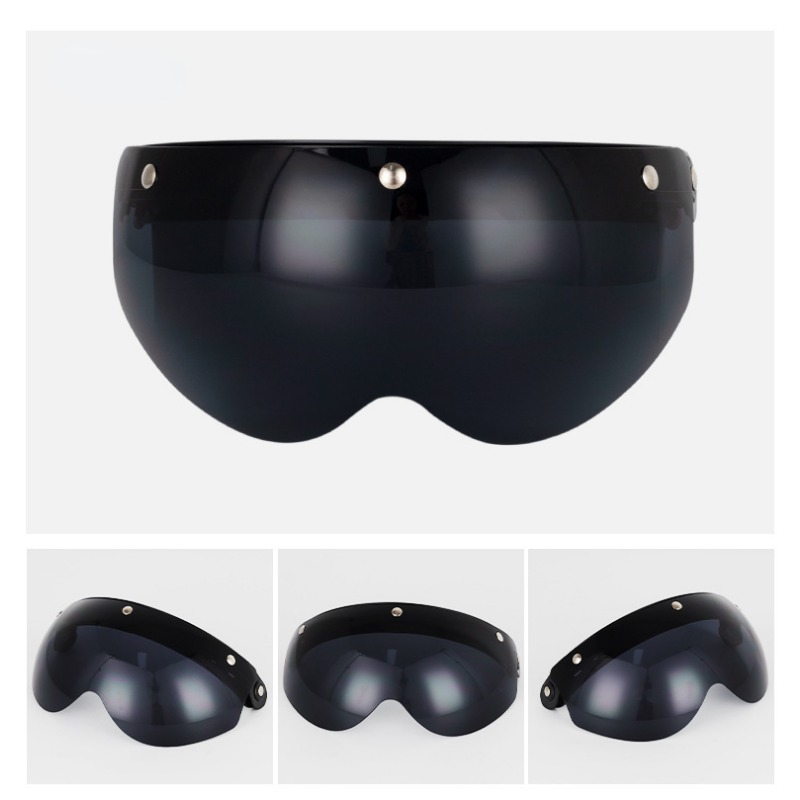 Visera desmontable para casco de MOTO 3, visera con hebilla de acero  inoxidable, ajustada, estilo 3 - AliExpress
